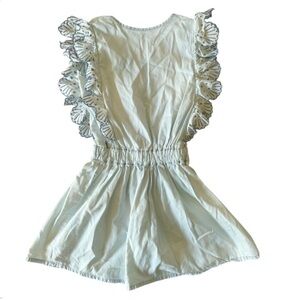 Louis Louise Chambray Ruffle Dress